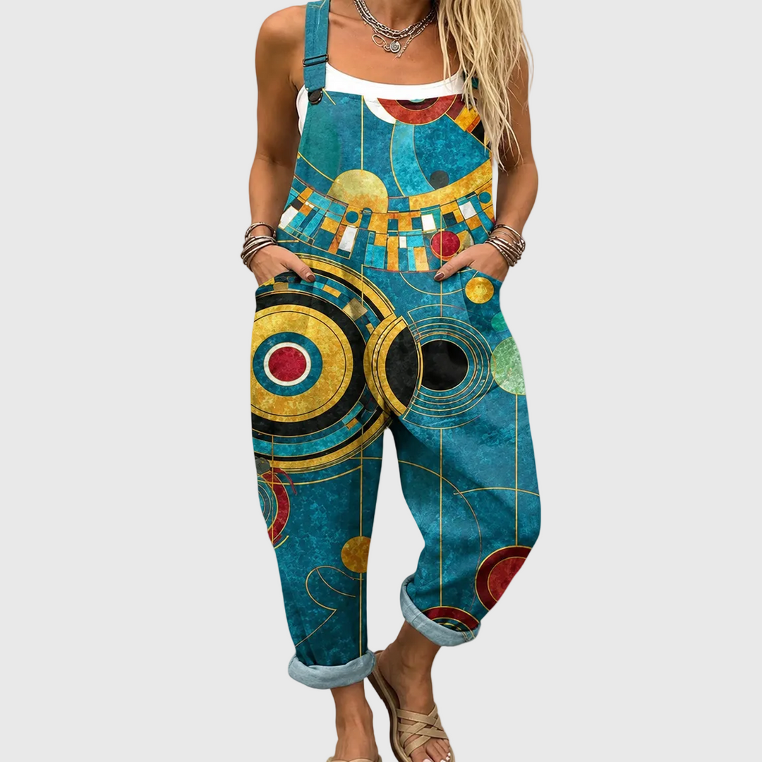 Soft Dungarees in Art Deco Style