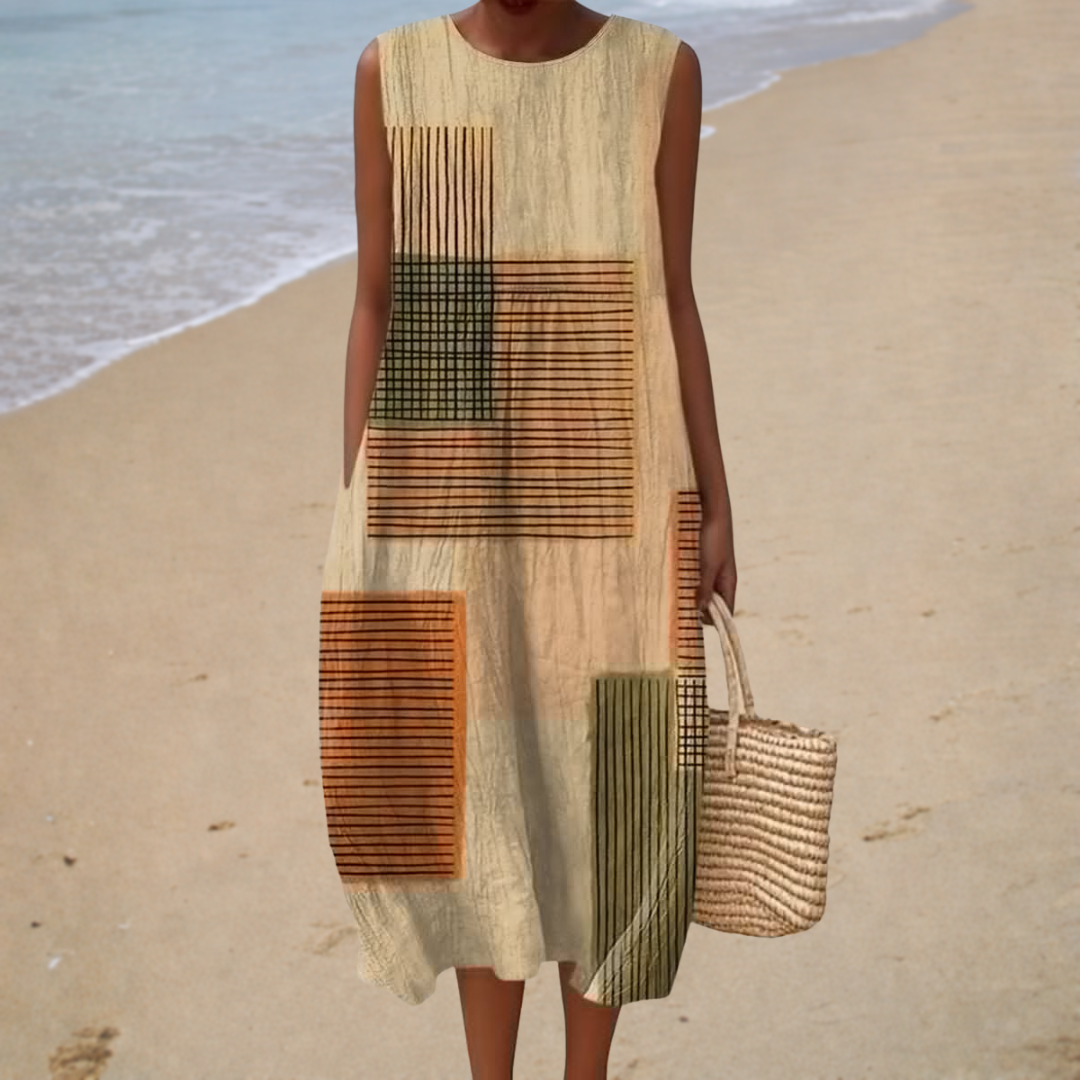 Kathleen - Graphic Midi Dress