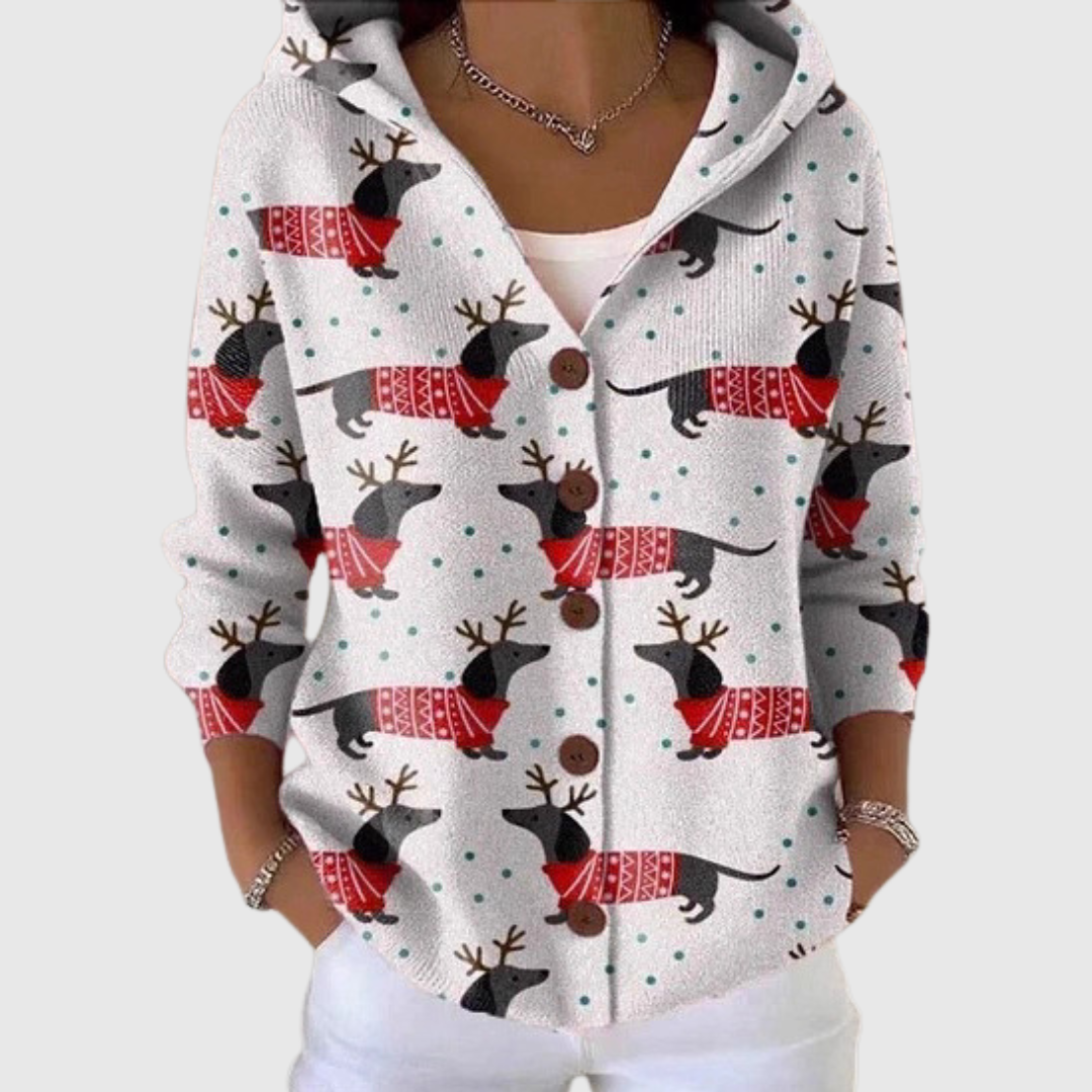 Delia | Cosy Hooded Cardigan
