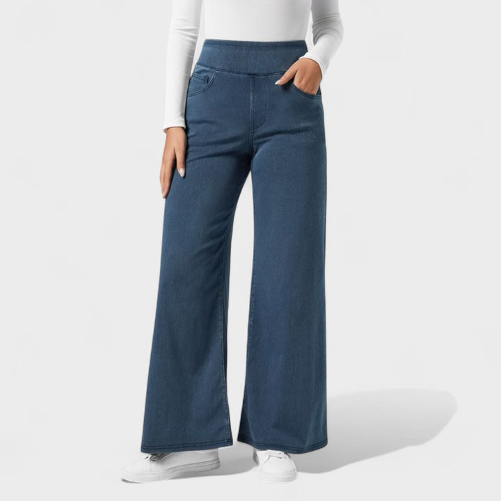 Éilis - Relaxed Fit Wide Leg Jeans