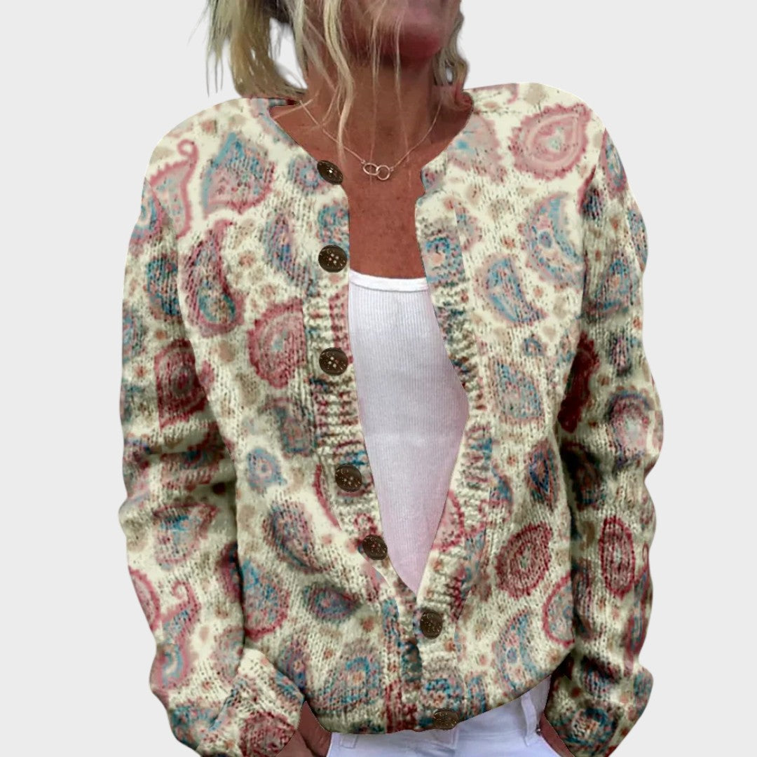 Bríd | Stylish Floral Cardigan