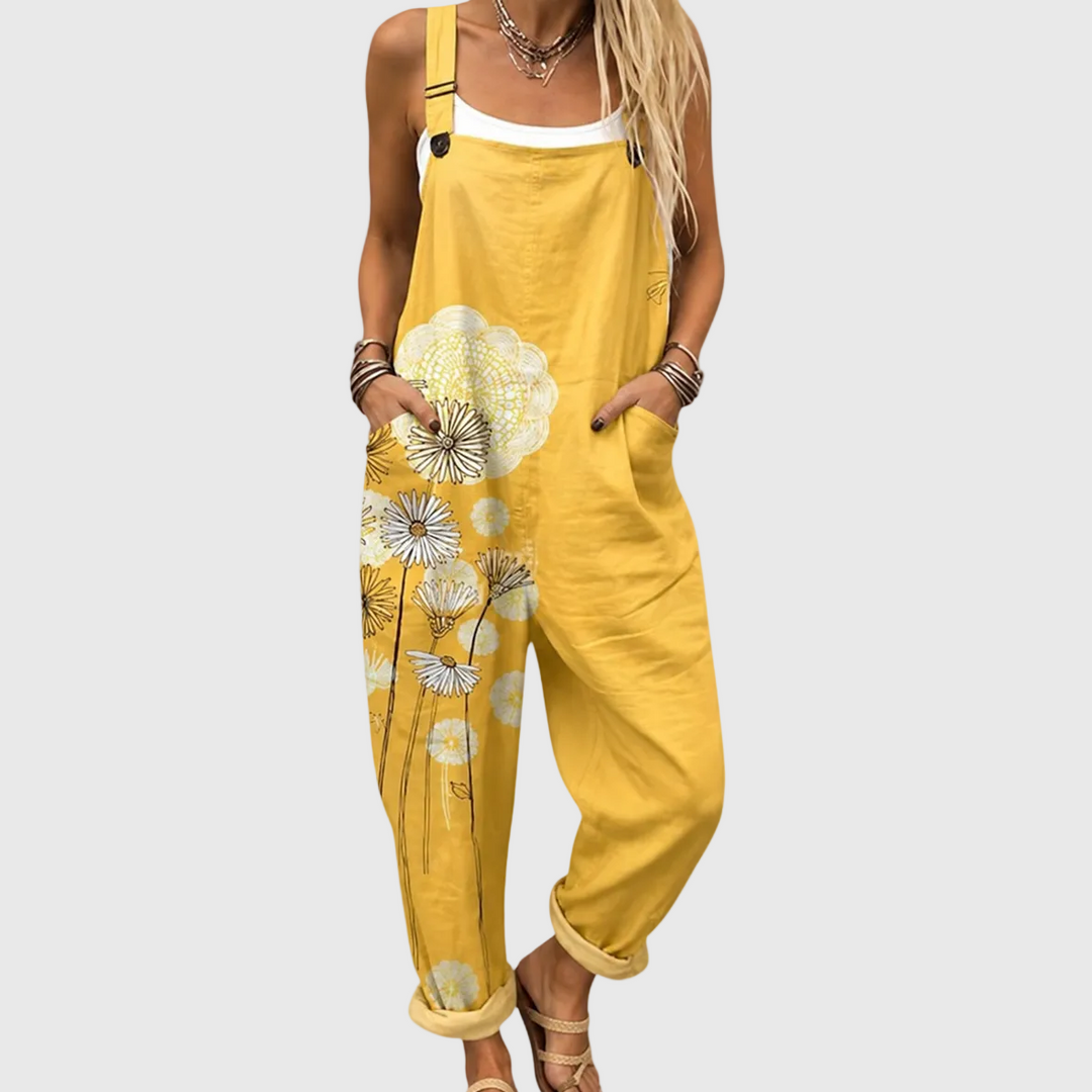 Golden Flower Dungarees