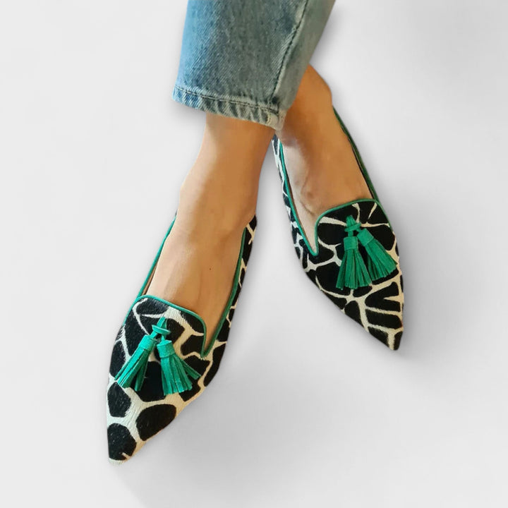 Éilis - Pom Pom Ballerina Flats