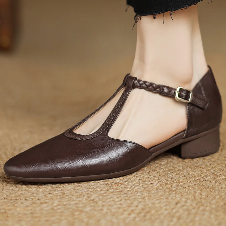 NUALA CORK | Charlotte Flat T-Bar Mary Janes