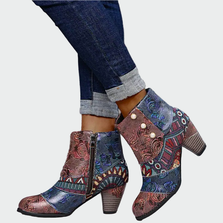 Maureen - Bohemian-Inspired Ankle Boots