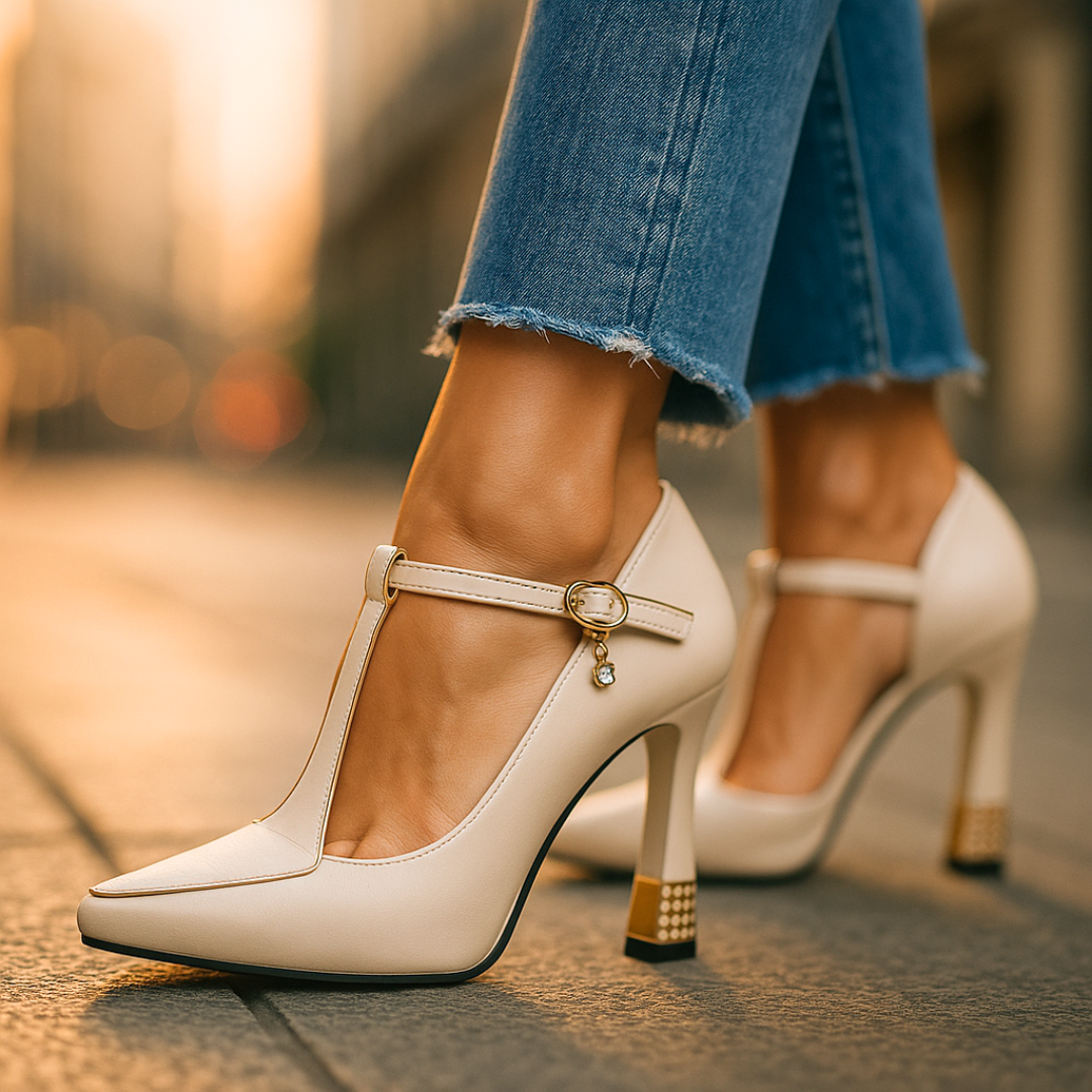 Medbh - T-Strap High Heels