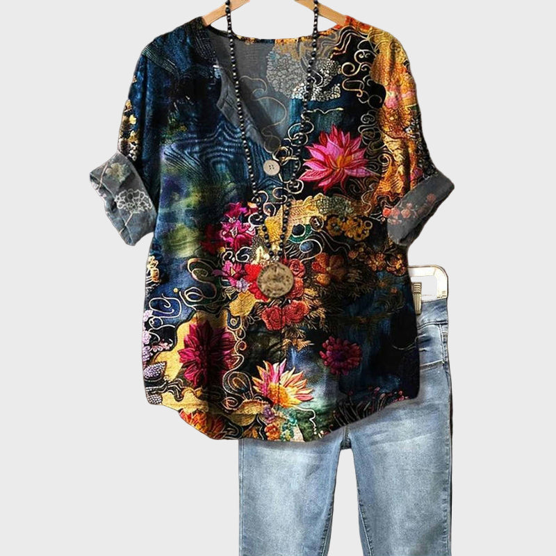 Niamh - Chic Floral Top