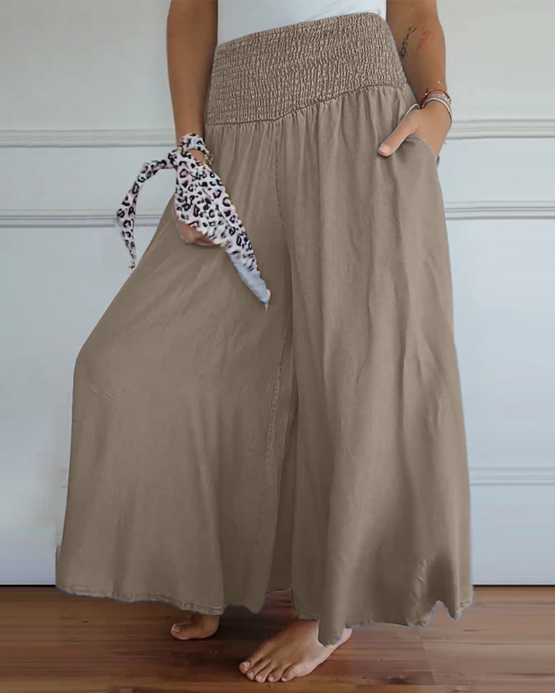 Gormfhlaith - Chic High-Waisted Trousers