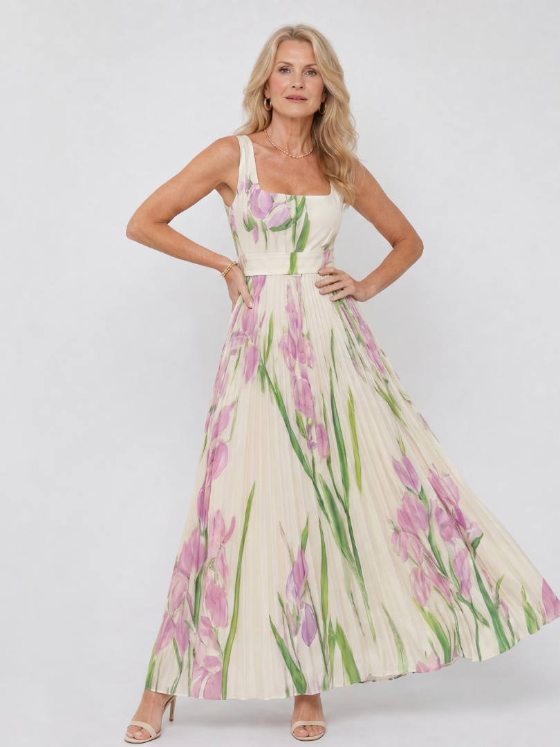 Sinead - Pleated Midi Dress