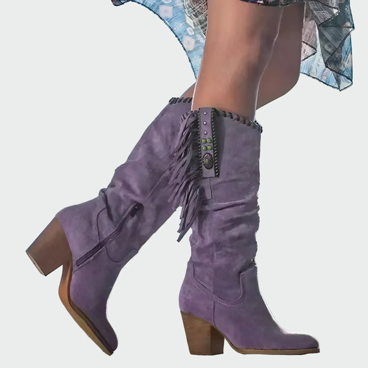 Bridie - Western Fringe Boots
