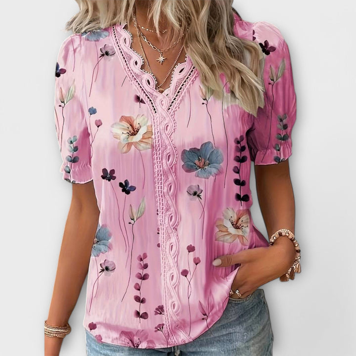 Nuala - V-Neck Top