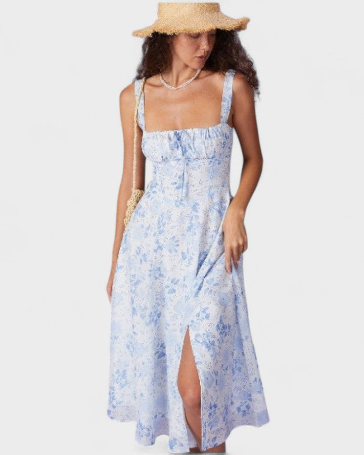 Dolores - Midi Dress with Floral Print