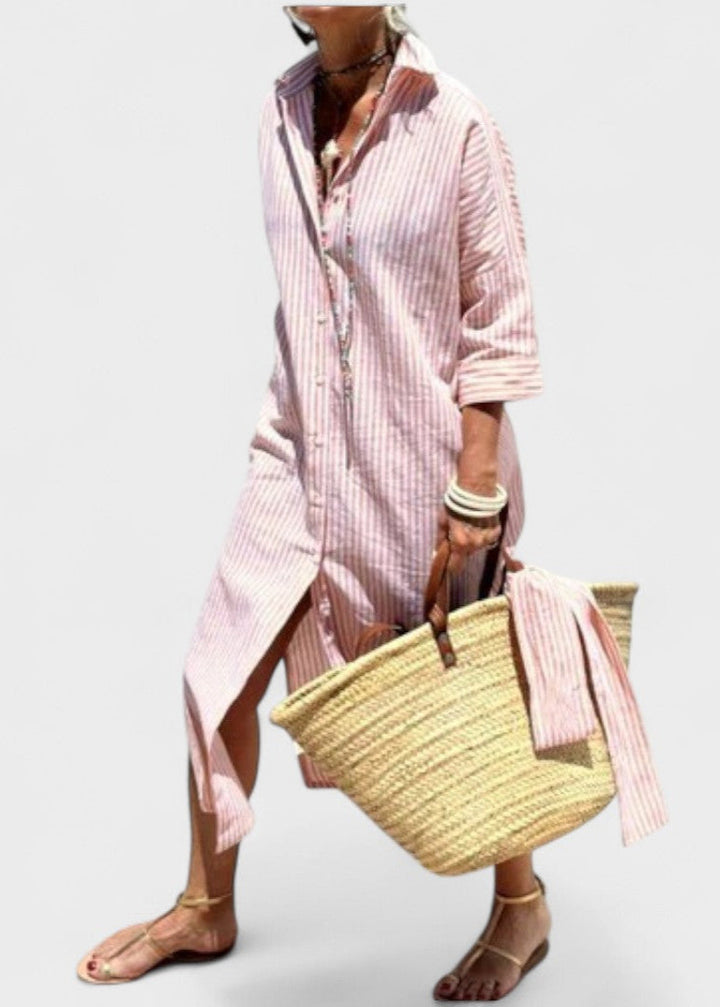 Muireann - Chic Striped Blouse