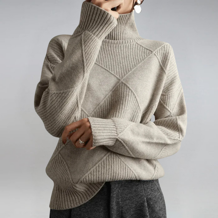 Caitríona | Stand-Up Collar Jumper