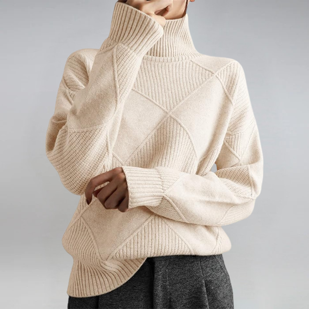 Caitríona | Stand-Up Collar Jumper