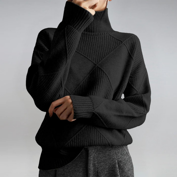 Caitríona | Stand-Up Collar Jumper