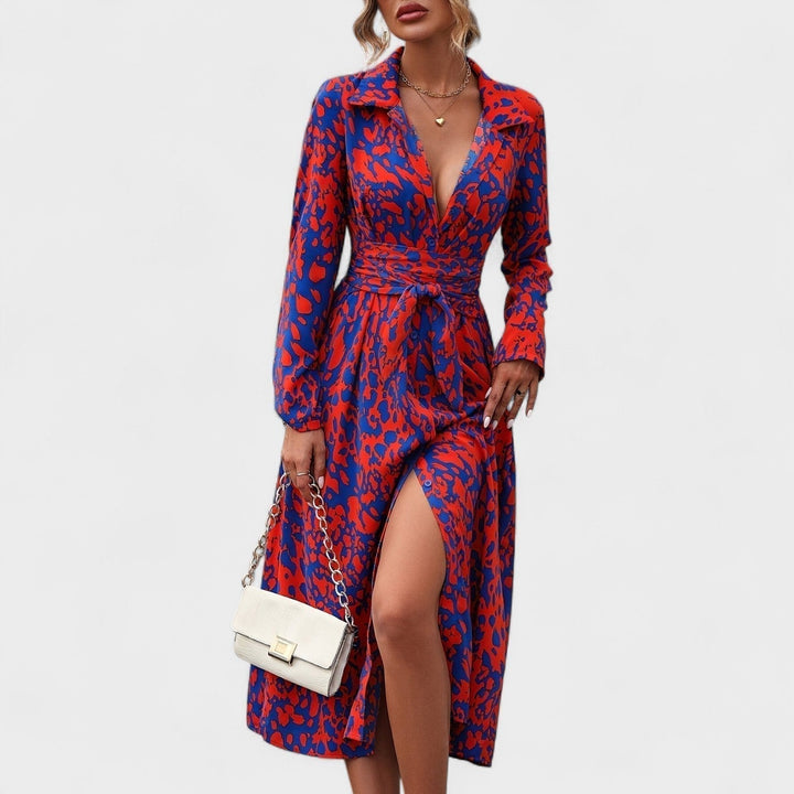 Deirbhile - Chic Animal Print Dress
