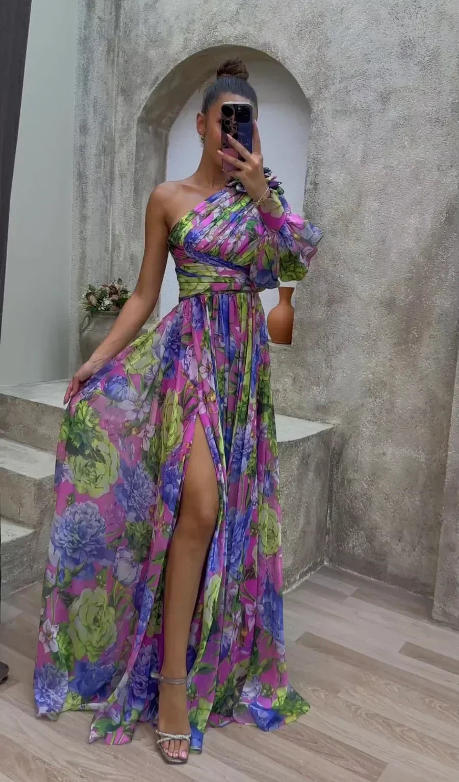 Éabha - Graceful Draped Dress