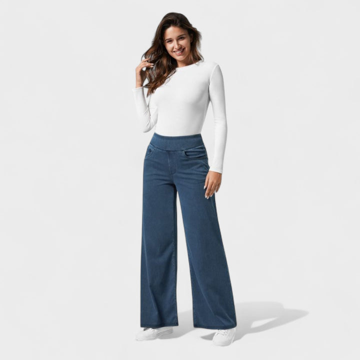 Éilis - Relaxed Fit Wide Leg Jeans