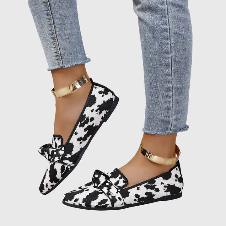 Aingeal - Dalmatian Print Loafers
