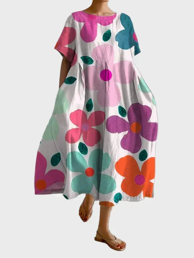 Rita - Elegant Floral Maxi Dress