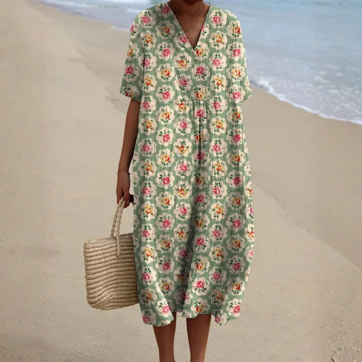 Odharnait - Floral Print Dress