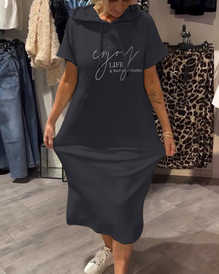 Damhnait - Relaxed Hoodie Dress