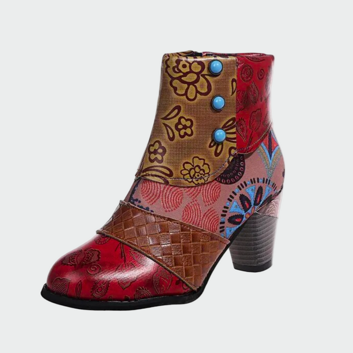 Maureen - Bohemian-Inspired Ankle Boots