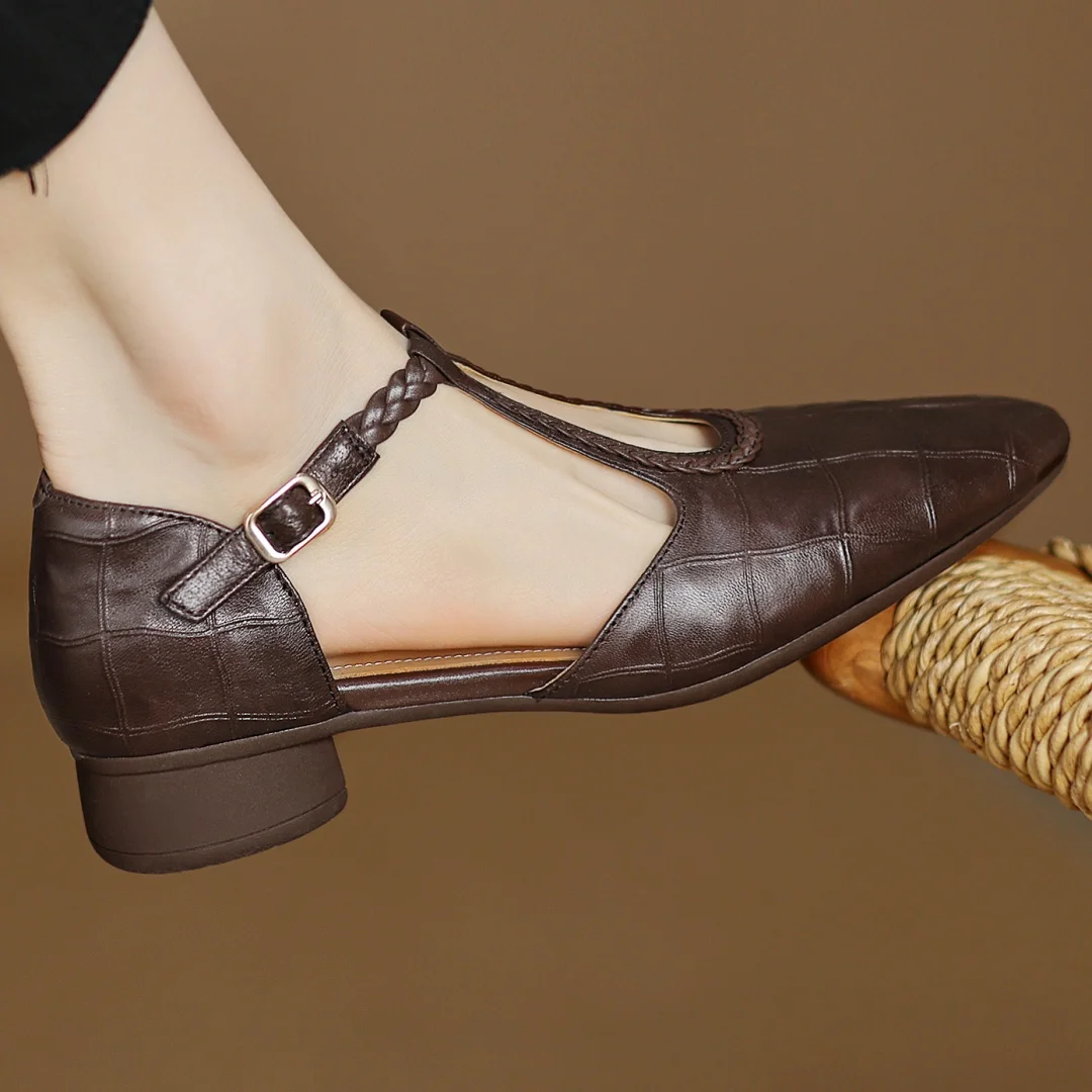 NUALA CORK | Charlotte Flat T-Bar Mary Janes
