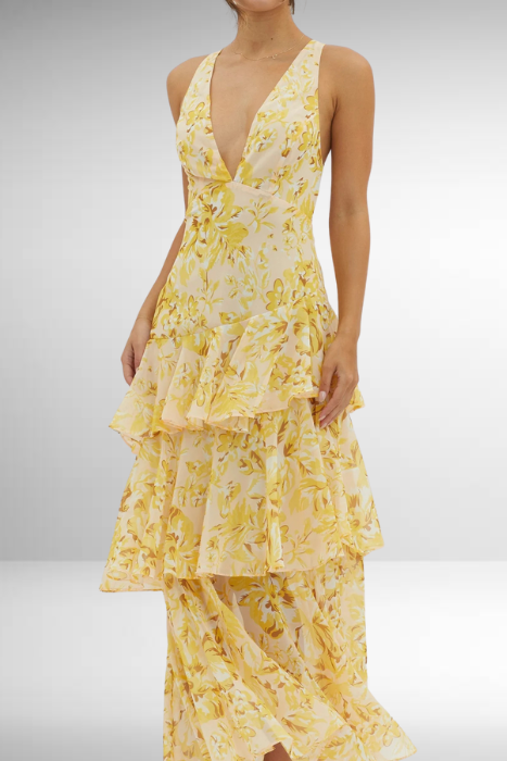 Ríona - Elegant Maxi Dress