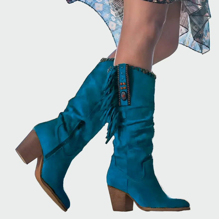 Bridie - Western Fringe Boots