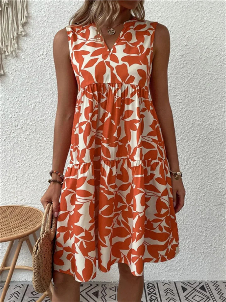 Gormfhlaith - Graceful Floral Gown
