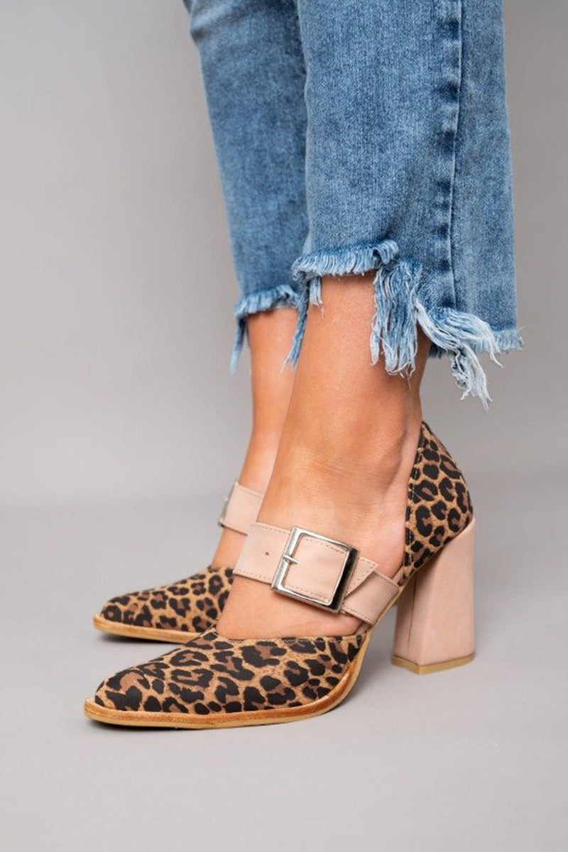 Sláine - Leopard Print Sandals