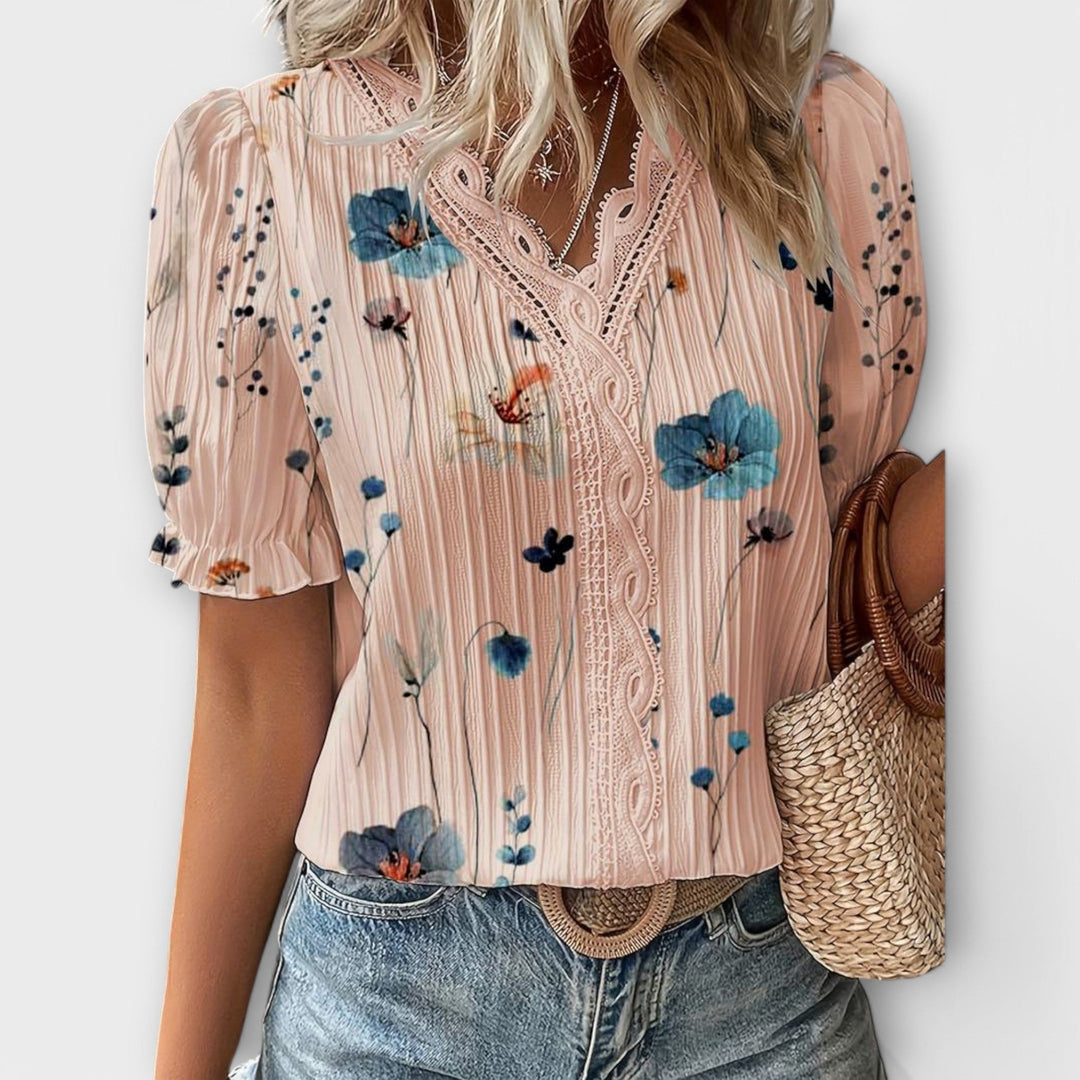 Nuala - V-Neck Top