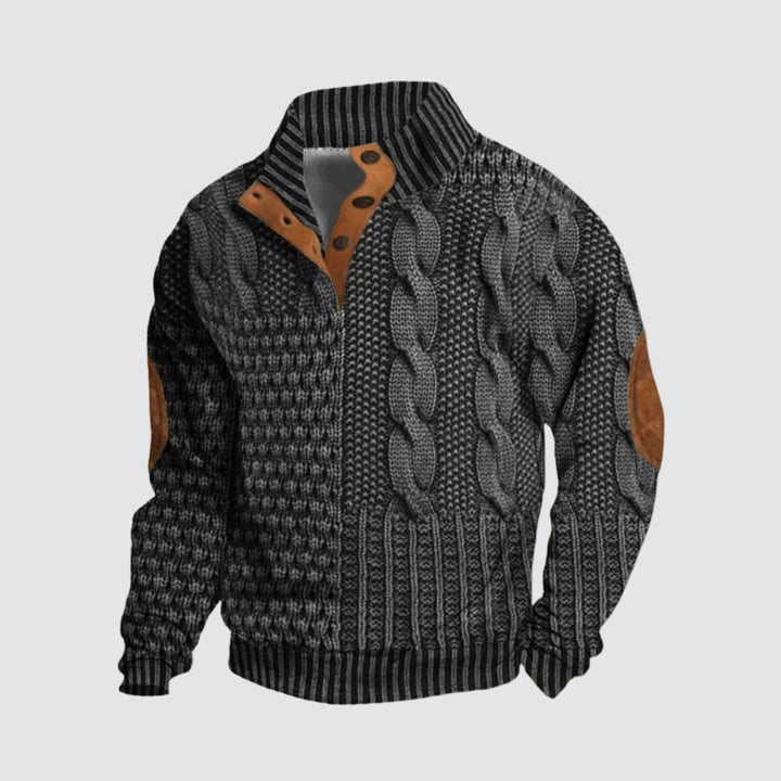 Cian - Chic Braided Sweater