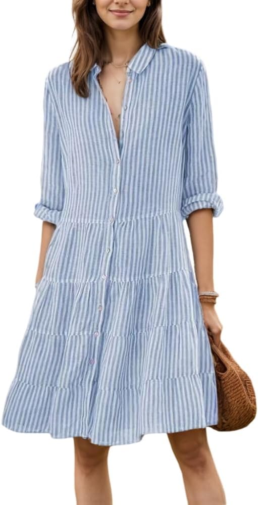 Tara - Chic Striped Dress