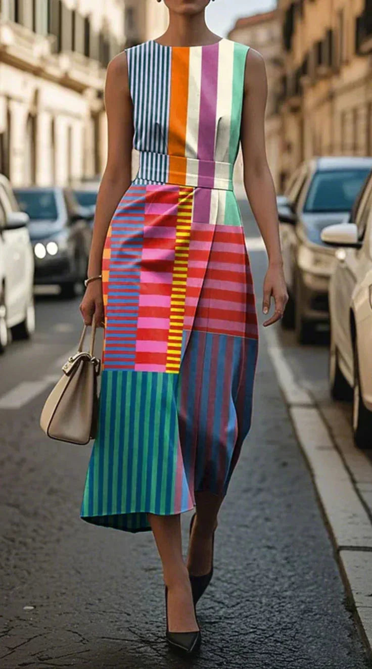 Aifric - Chic Geometric Dress