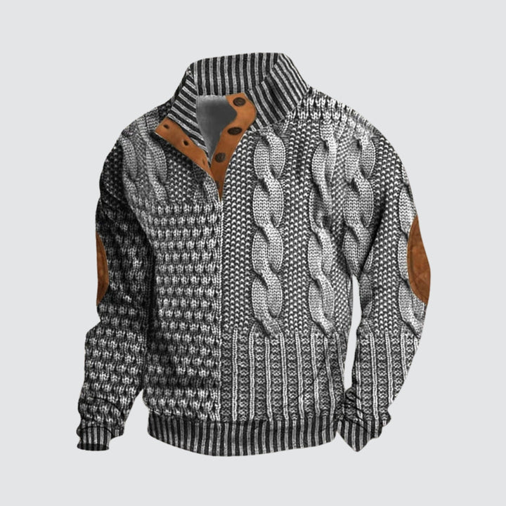 Cian - Chic Braided Sweater