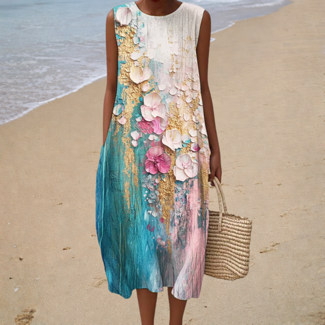 Bridie - Pictorial Midi Dress