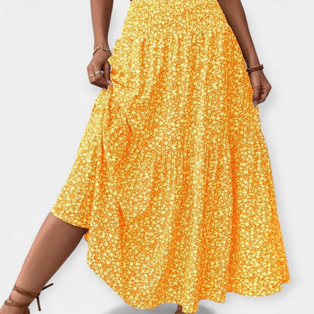 Órlaith - Stretchy Floral Skirt