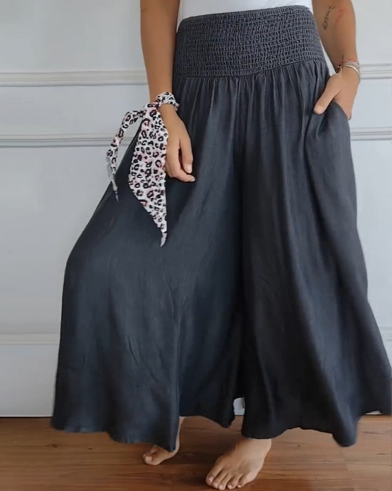 Gormfhlaith - Chic High-Waisted Trousers