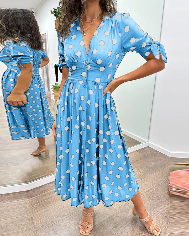 Éabha - Chic Polka Dot Dress