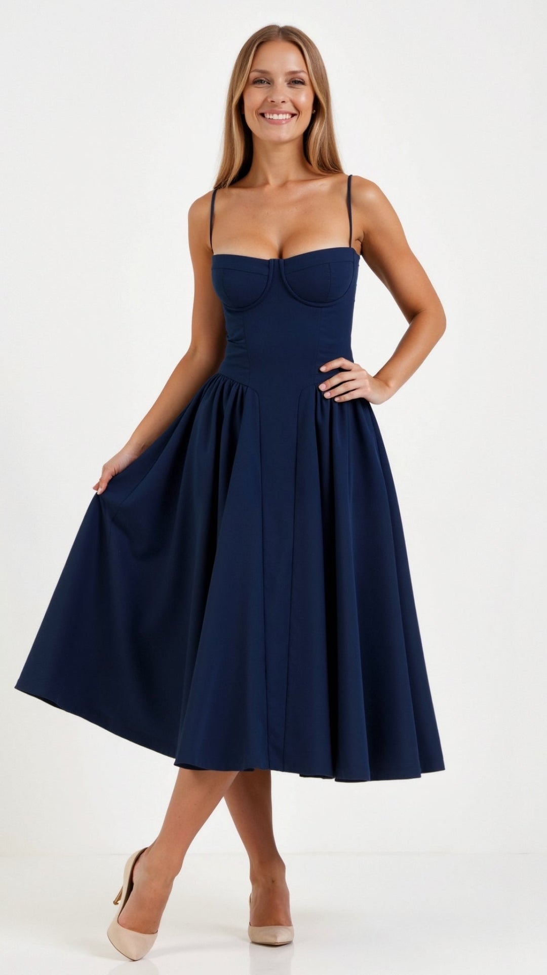 Aoibhín - Tailored Midi Dress