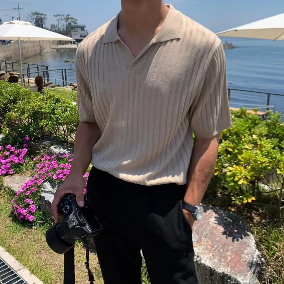 Éanna - Sophisticated Ribbed Polo