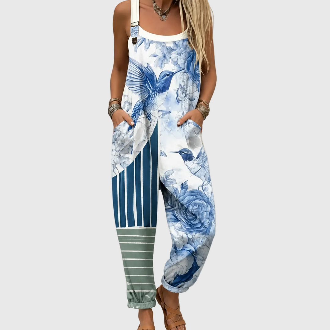 Azur Garden Dungarees