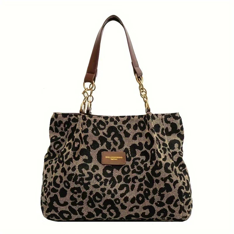 Éabha - Stylish Leopard Print Tote
