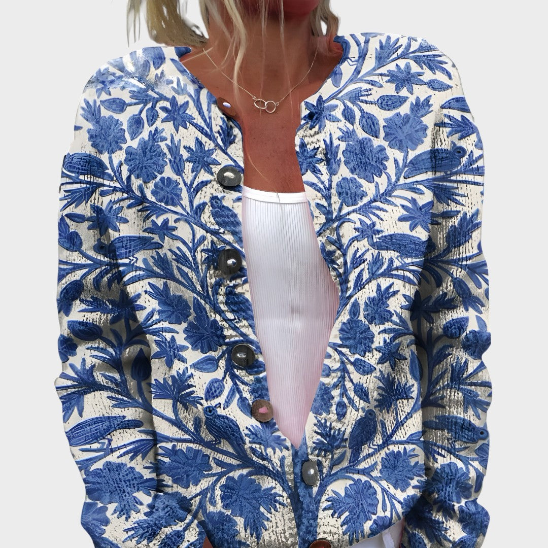Éabha | Chic Floral Cardigan