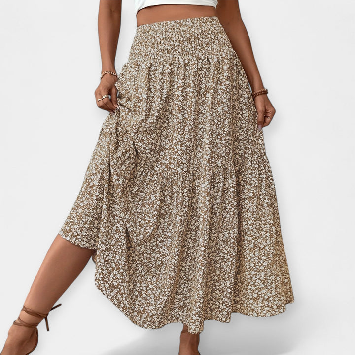 Órlaith - Stretchy Floral Skirt