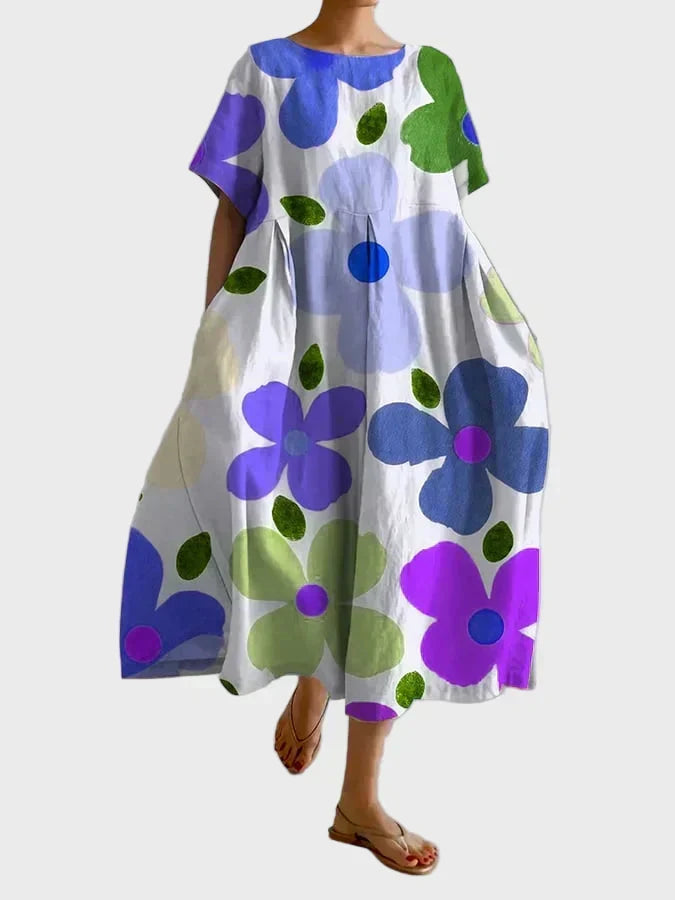 Rita - Elegant Floral Maxi Dress