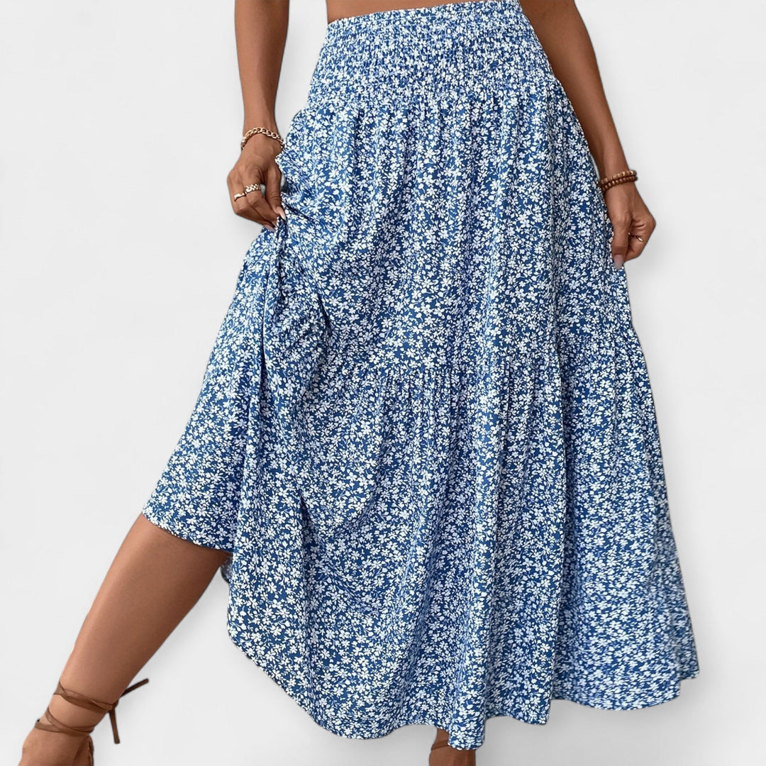 Órlaith - Stretchy Floral Skirt